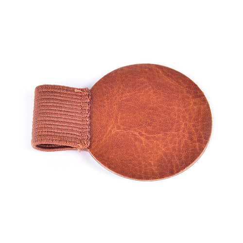 1PC Multifunction PU Leather Pen Clip Holder Stick