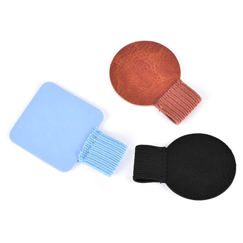 1PC Multifunction PU Leather Pen Clip Holder Stick