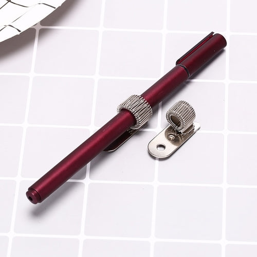 1Pcs Creative Single Hole Metal Pen Holder With