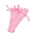 5Pcs Rope Locking Gift Bag Velvet Pen Pouch Holder