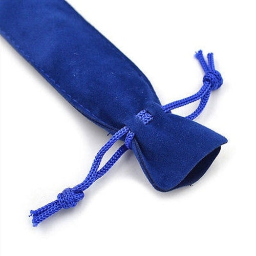 5Pcs Rope Locking Gift Bag Velvet Pen Pouch Holder