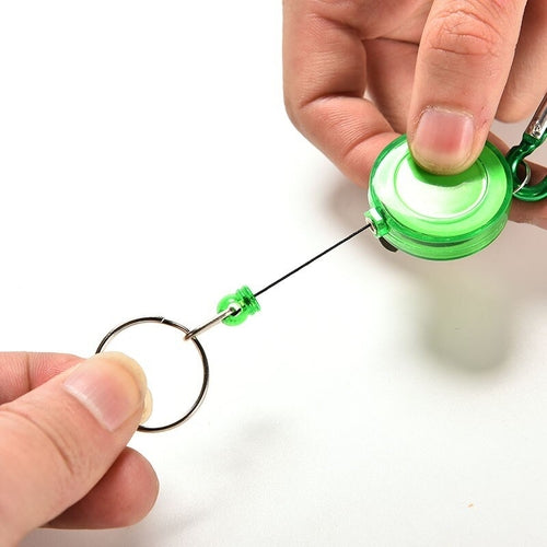 Retractable Metal Card Badge Holder Colourful