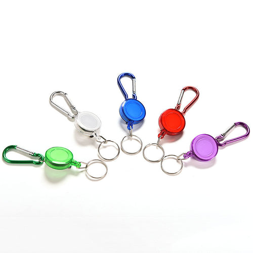 Retractable Metal Card Badge Holder Colourful