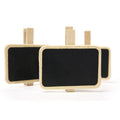 Wooden Blackboard Chalkboards Clips Holder For