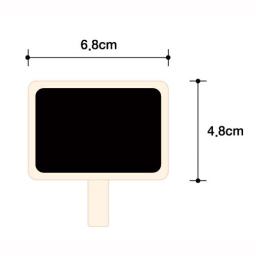 Wooden Blackboard Chalkboards Clips Holder For